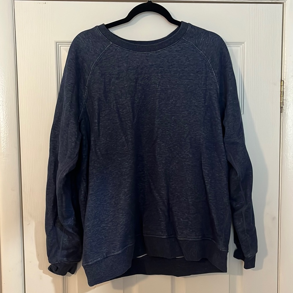 Fabletics Crew Neck Sweatshirt Blue XL